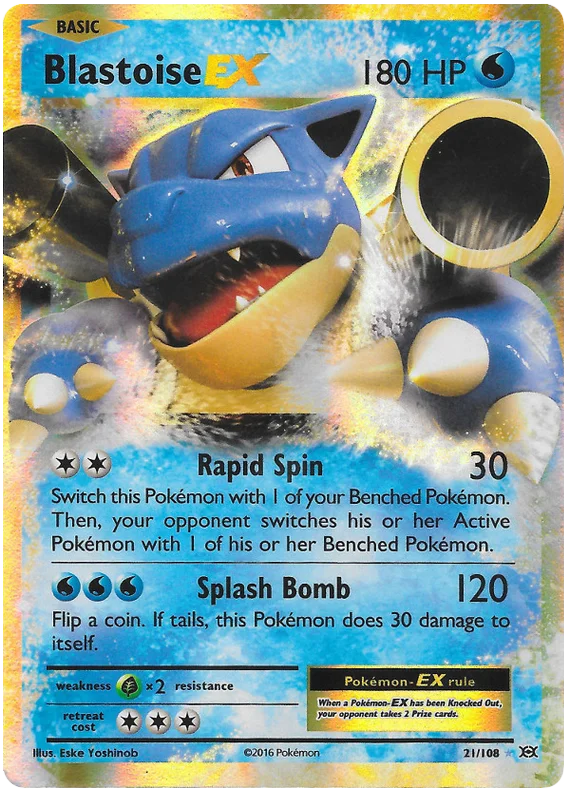 Blastoise EX 21/108