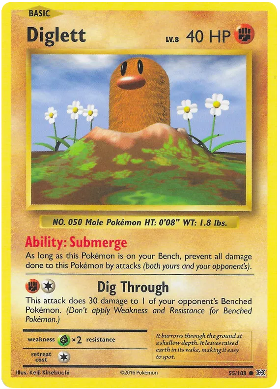 Diglett Common 55/108