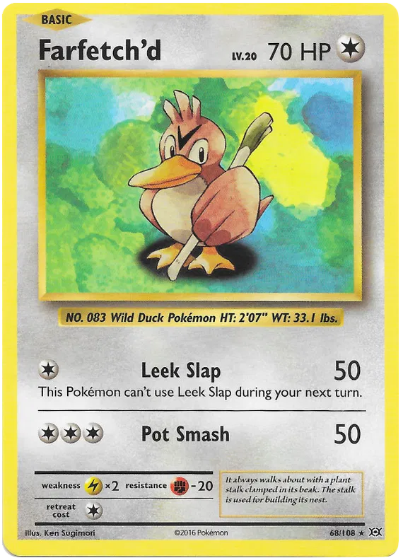 Farfetch'd Rare 68/108