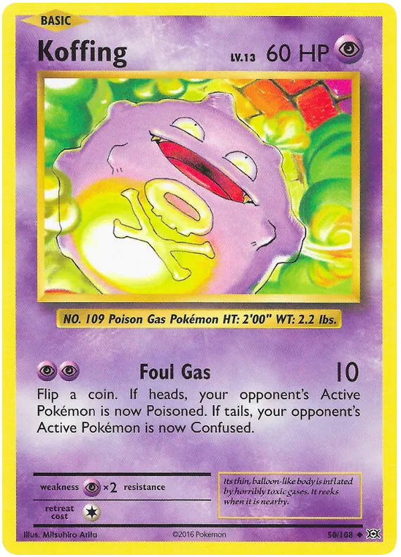 Koffing Uncommin 50/108