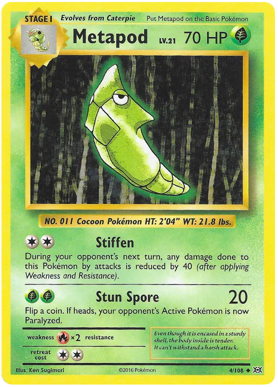 Metapod Uncommon 04/108