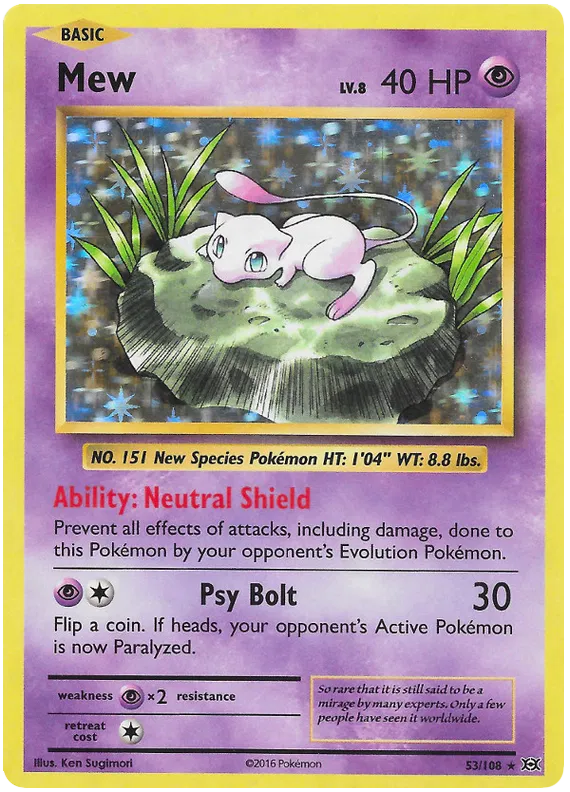 Mew Rare 53/108