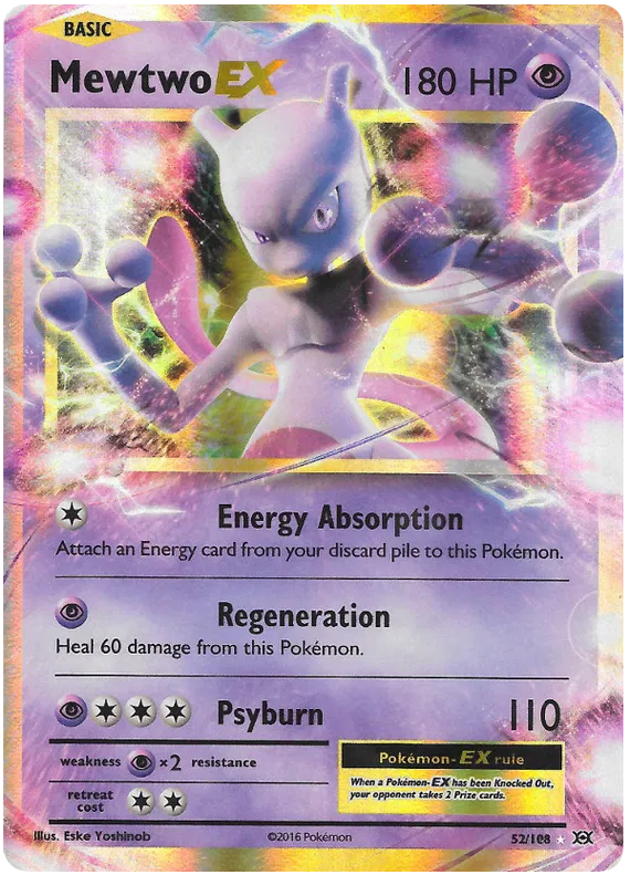 Mewtwo EX 52/108