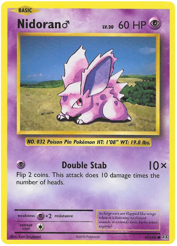 Nidoran common 43/108