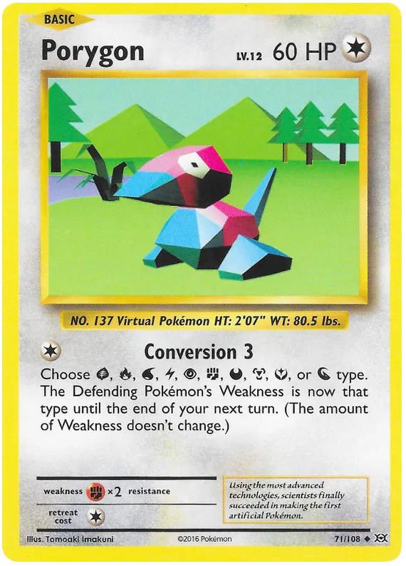 Porygon Uncommon 71/108