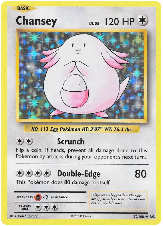 Chansey Rare 70/108