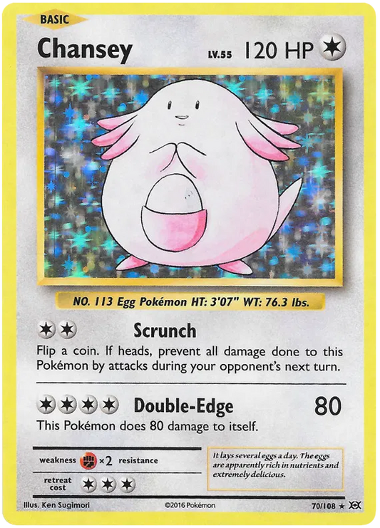 Chansey Rare 70/108