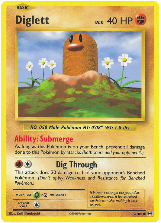 Diglett Common 55/108
