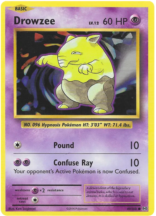 Drowzee Common 49/108