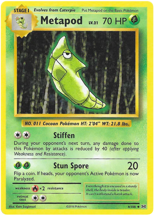 Metapod Uncommon 04/108
