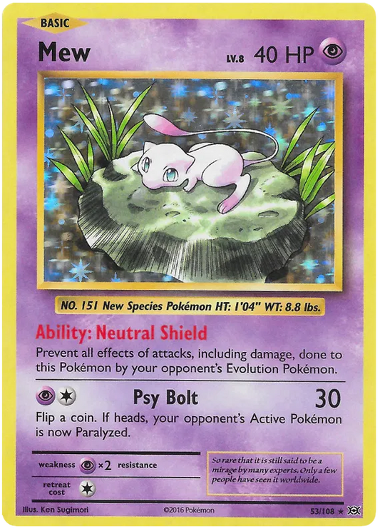 Mew Rare 53/108