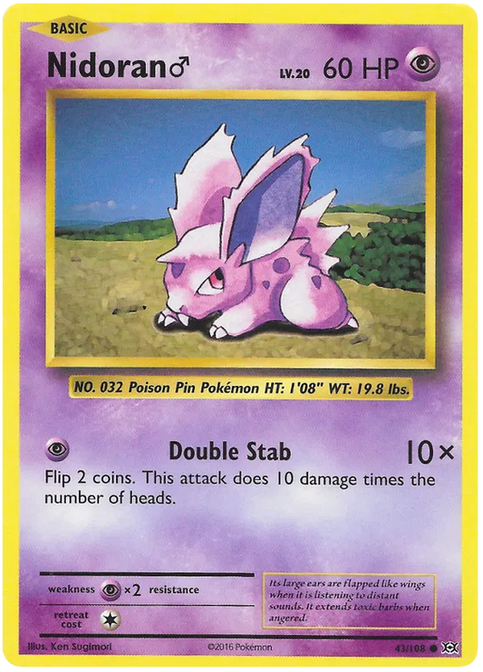 Nidoran common 43/108