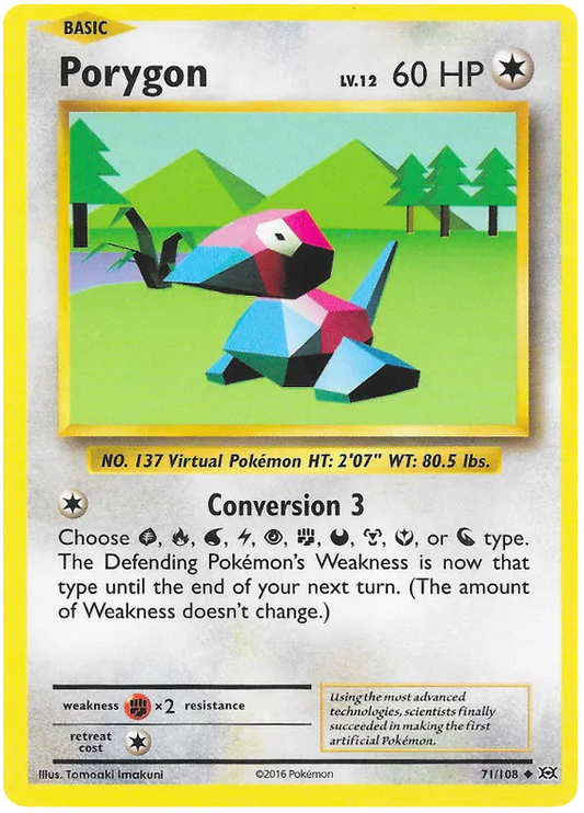 Porygon Uncommon 71/108