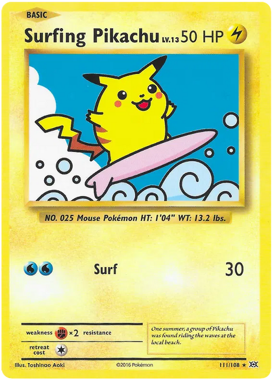 Surfing Pikachu 111/108